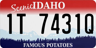 ID license plate 1T7431Q