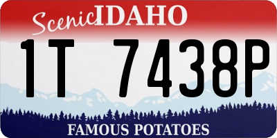 ID license plate 1T7438P