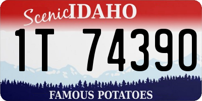 ID license plate 1T7439O