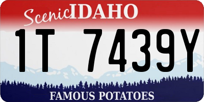ID license plate 1T7439Y