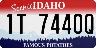 ID license plate 1T7440Q