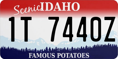 ID license plate 1T7440Z