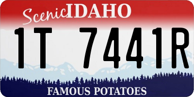 ID license plate 1T7441R
