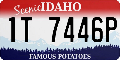ID license plate 1T7446P