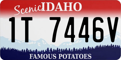 ID license plate 1T7446V