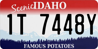 ID license plate 1T7448Y