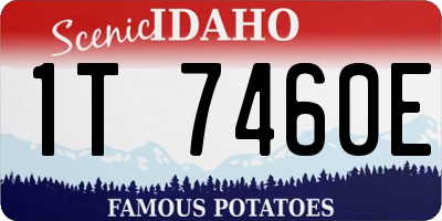 ID license plate 1T7460E