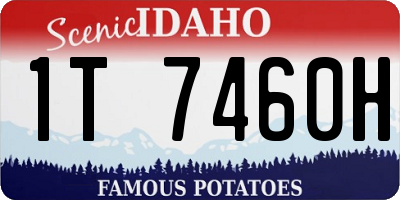 ID license plate 1T7460H