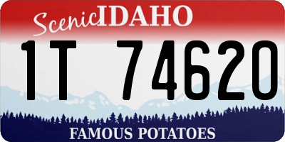 ID license plate 1T7462O