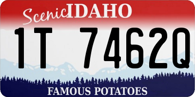 ID license plate 1T7462Q