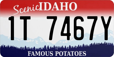 ID license plate 1T7467Y
