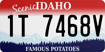 ID license plate 1T7468V