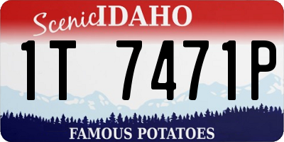 ID license plate 1T7471P