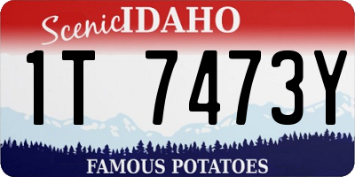 ID license plate 1T7473Y