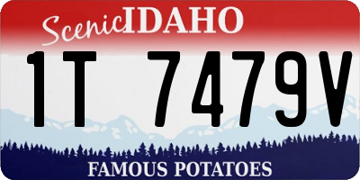 ID license plate 1T7479V