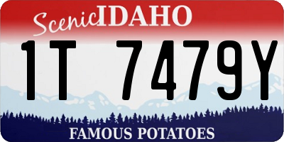 ID license plate 1T7479Y