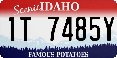 ID license plate 1T7485Y