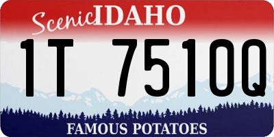 ID license plate 1T7510Q