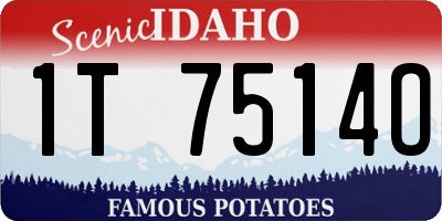 ID license plate 1T7514O
