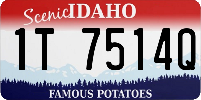 ID license plate 1T7514Q