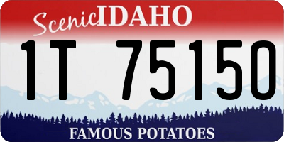 ID license plate 1T7515O