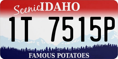 ID license plate 1T7515P