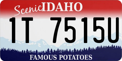 ID license plate 1T7515U