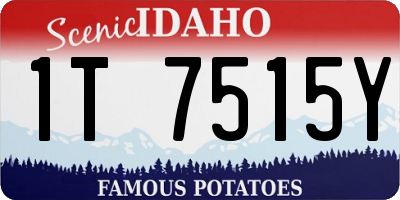 ID license plate 1T7515Y