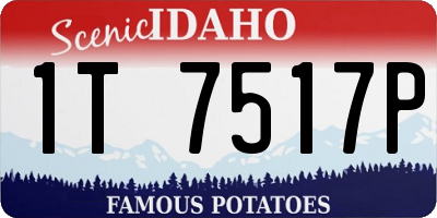 ID license plate 1T7517P