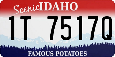 ID license plate 1T7517Q