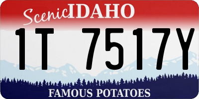 ID license plate 1T7517Y