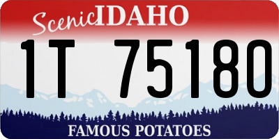 ID license plate 1T7518O