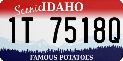 ID license plate 1T7518Q