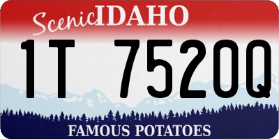 ID license plate 1T7520Q