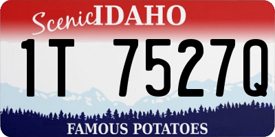ID license plate 1T7527Q