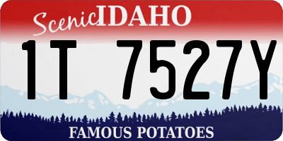 ID license plate 1T7527Y