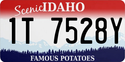 ID license plate 1T7528Y
