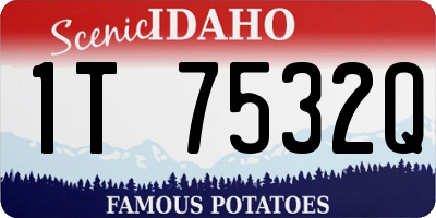 ID license plate 1T7532Q