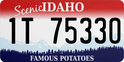 ID license plate 1T7533O