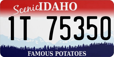 ID license plate 1T7535O