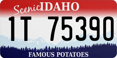 ID license plate 1T7539O