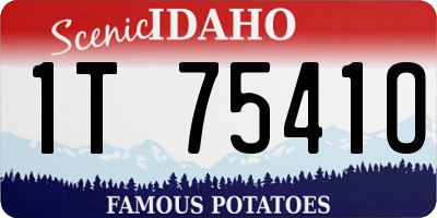ID license plate 1T7541O