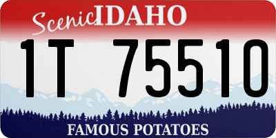 ID license plate 1T7551O