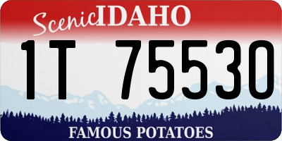 ID license plate 1T7553O