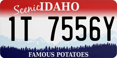 ID license plate 1T7556Y