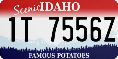 ID license plate 1T7556Z