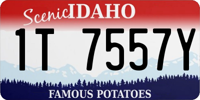 ID license plate 1T7557Y