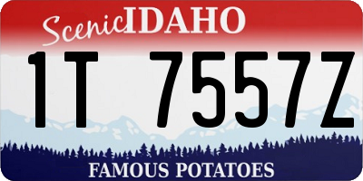 ID license plate 1T7557Z