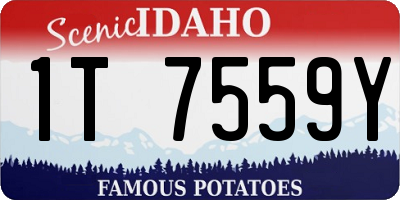 ID license plate 1T7559Y