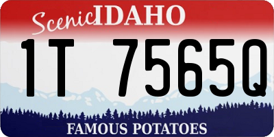 ID license plate 1T7565Q